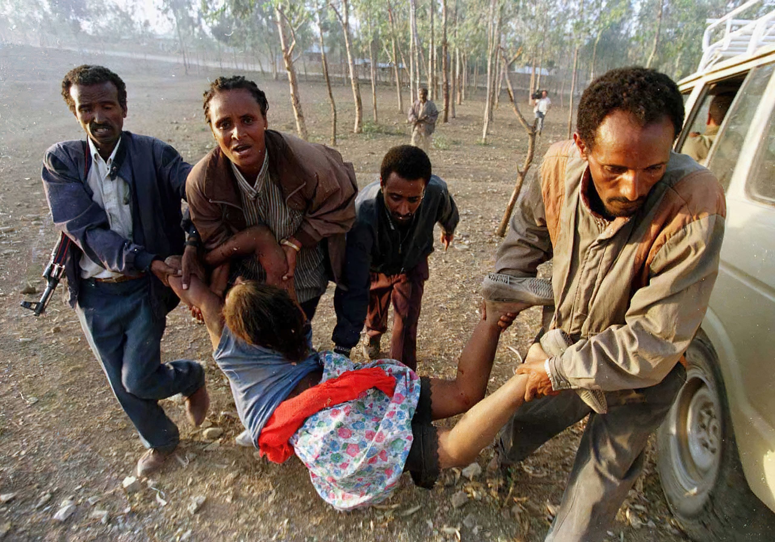 KILLING UNARMED ETHIOPIANS