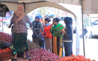 The Thriving Saturday and Sunday Market in Abinet Square, Ethiopia