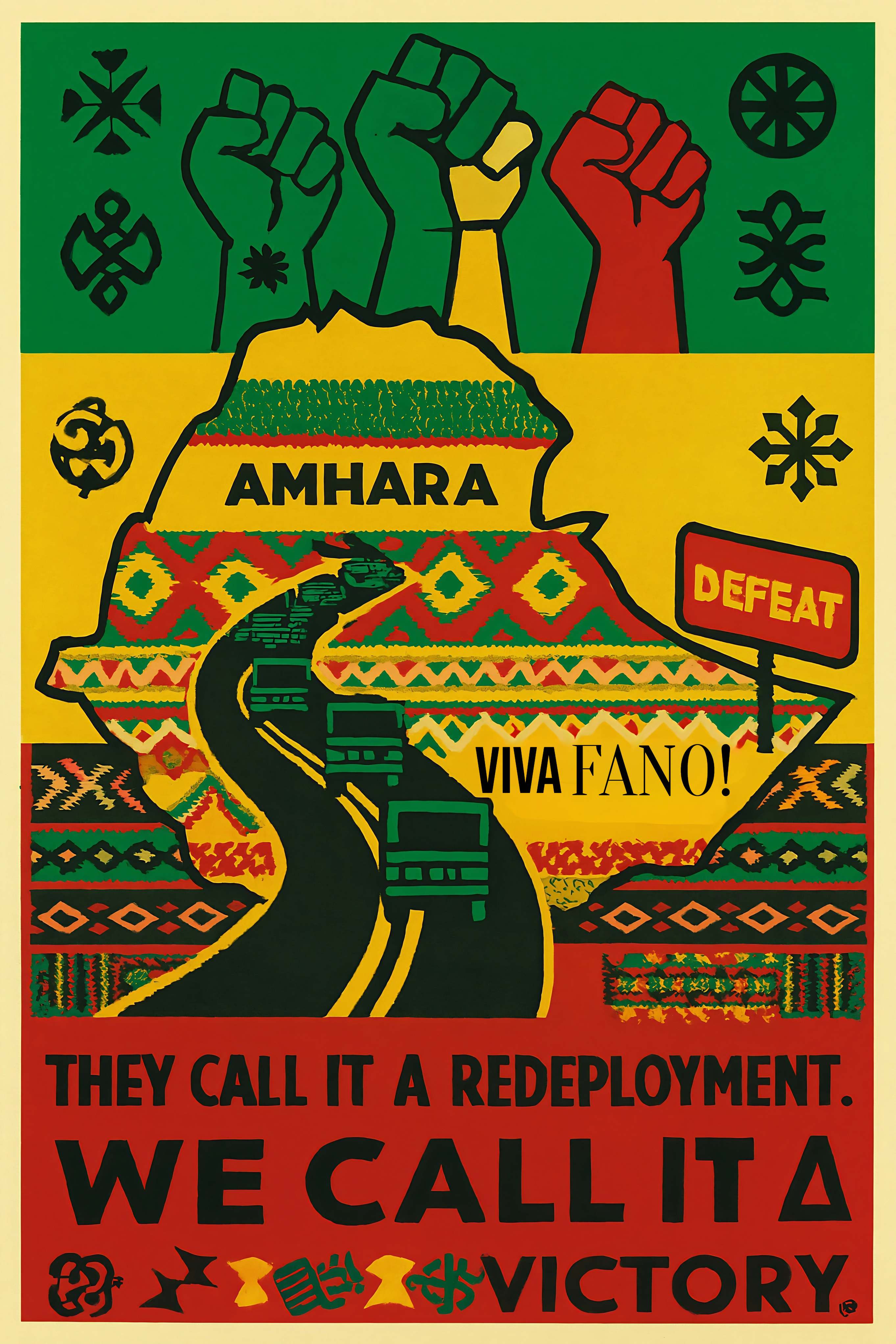 ENDF withdrawal from Amhara Fano freedom fighters, Amhara resistance