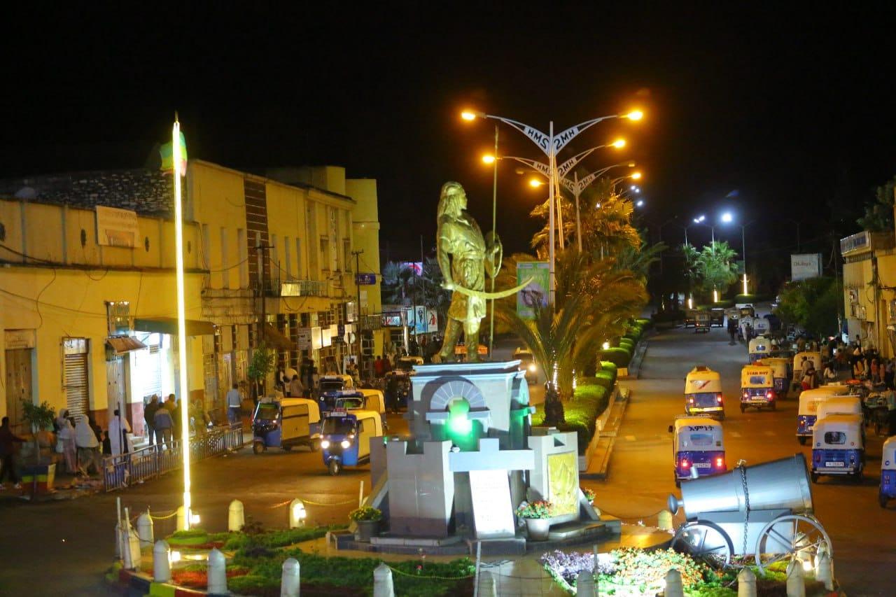 Gondar at night