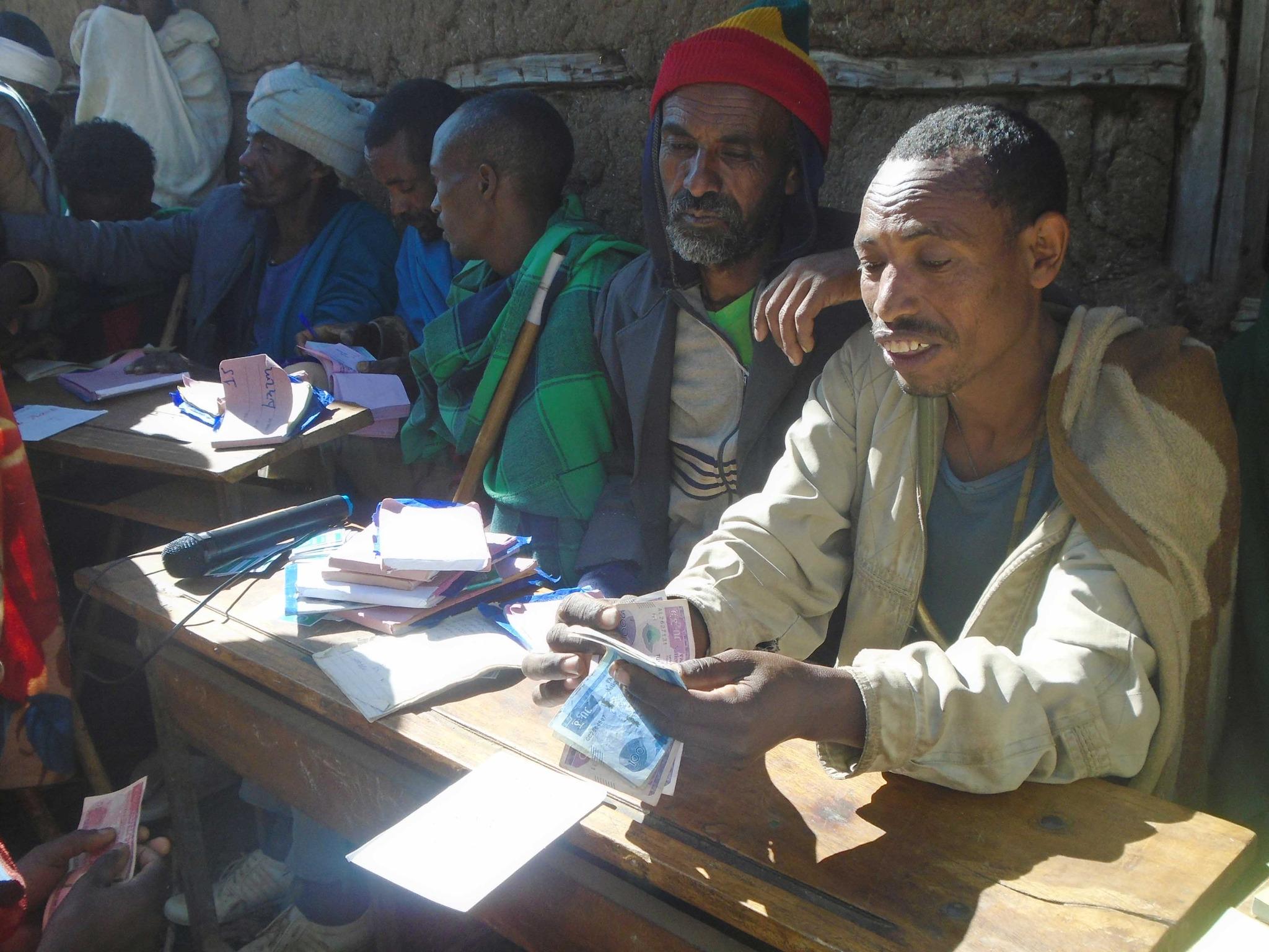 Poor Ethiopian farmers